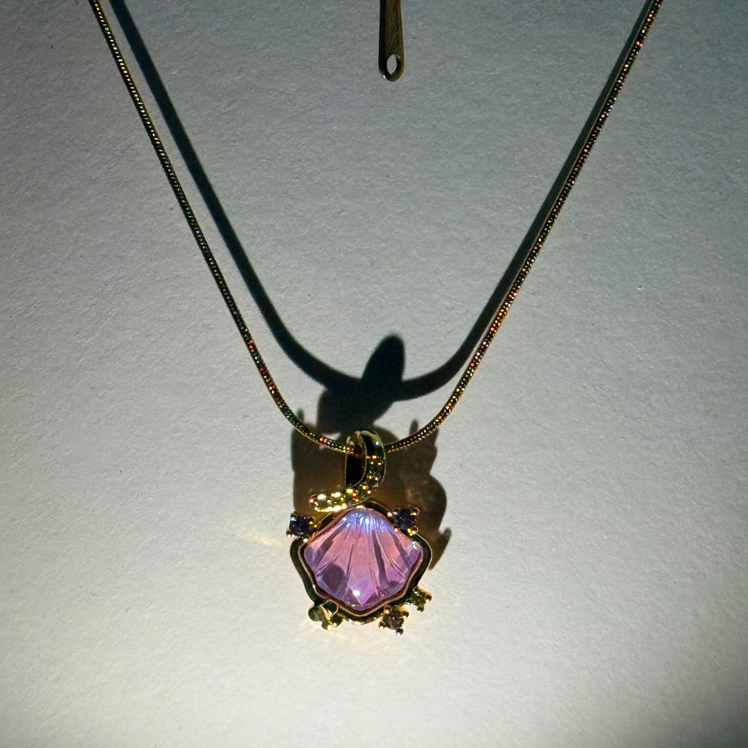 peach blossom pearl pendant peach blossom pearl pendant