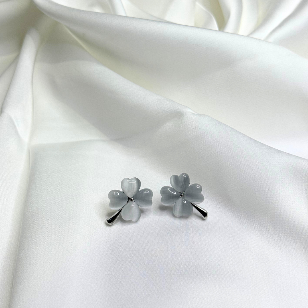 frosted clover studs frosted clover studs